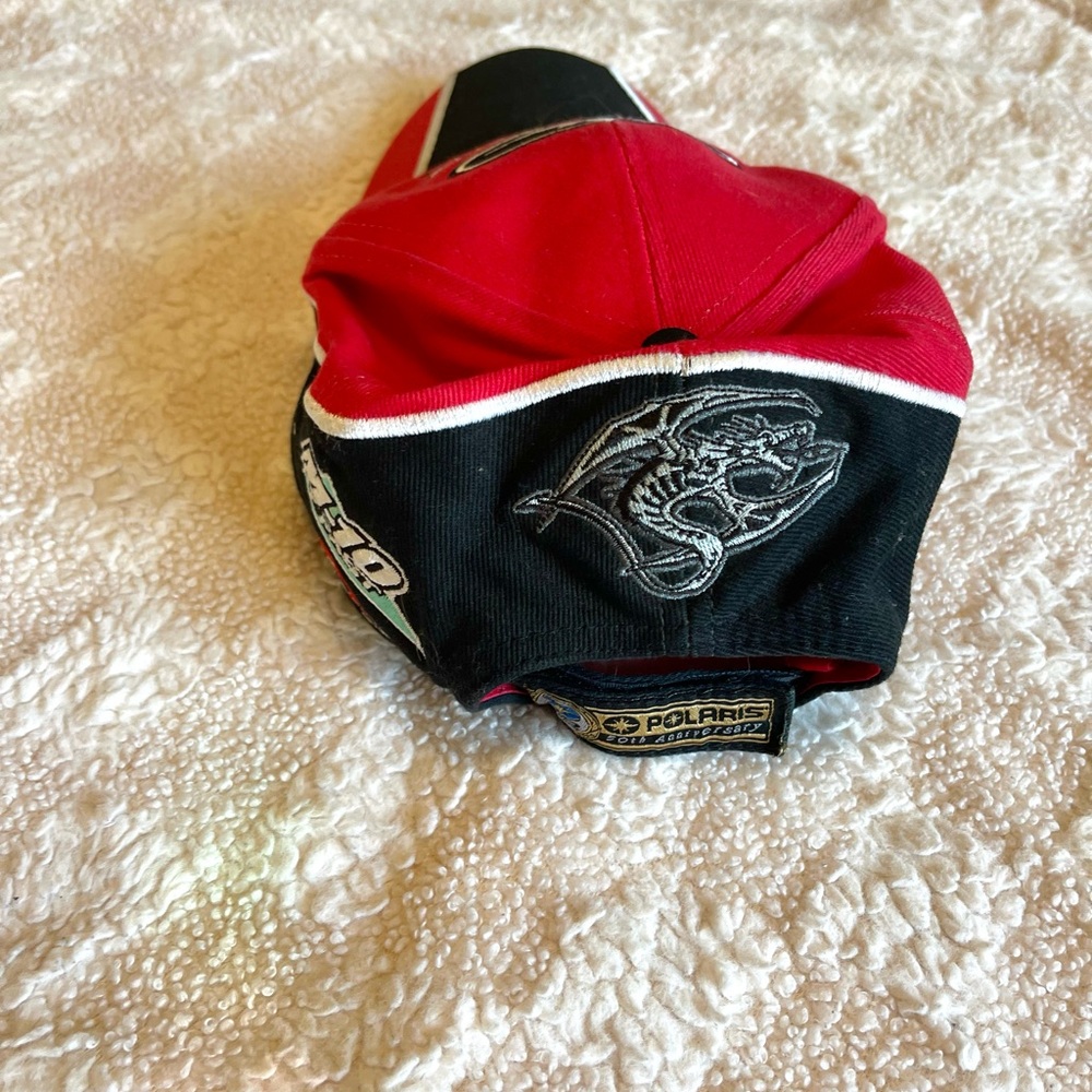 Red + Black Polaris Racing Hat - Picture 2 of 4